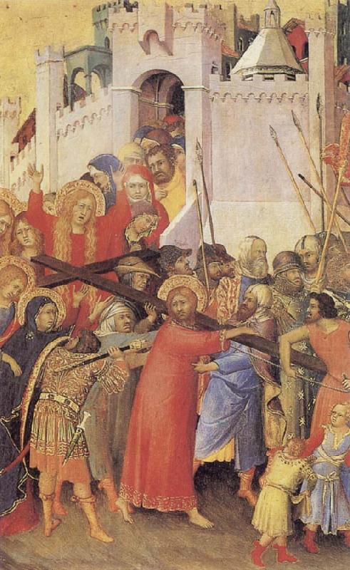 Simone Martini The Road to Calvary china oil painting image